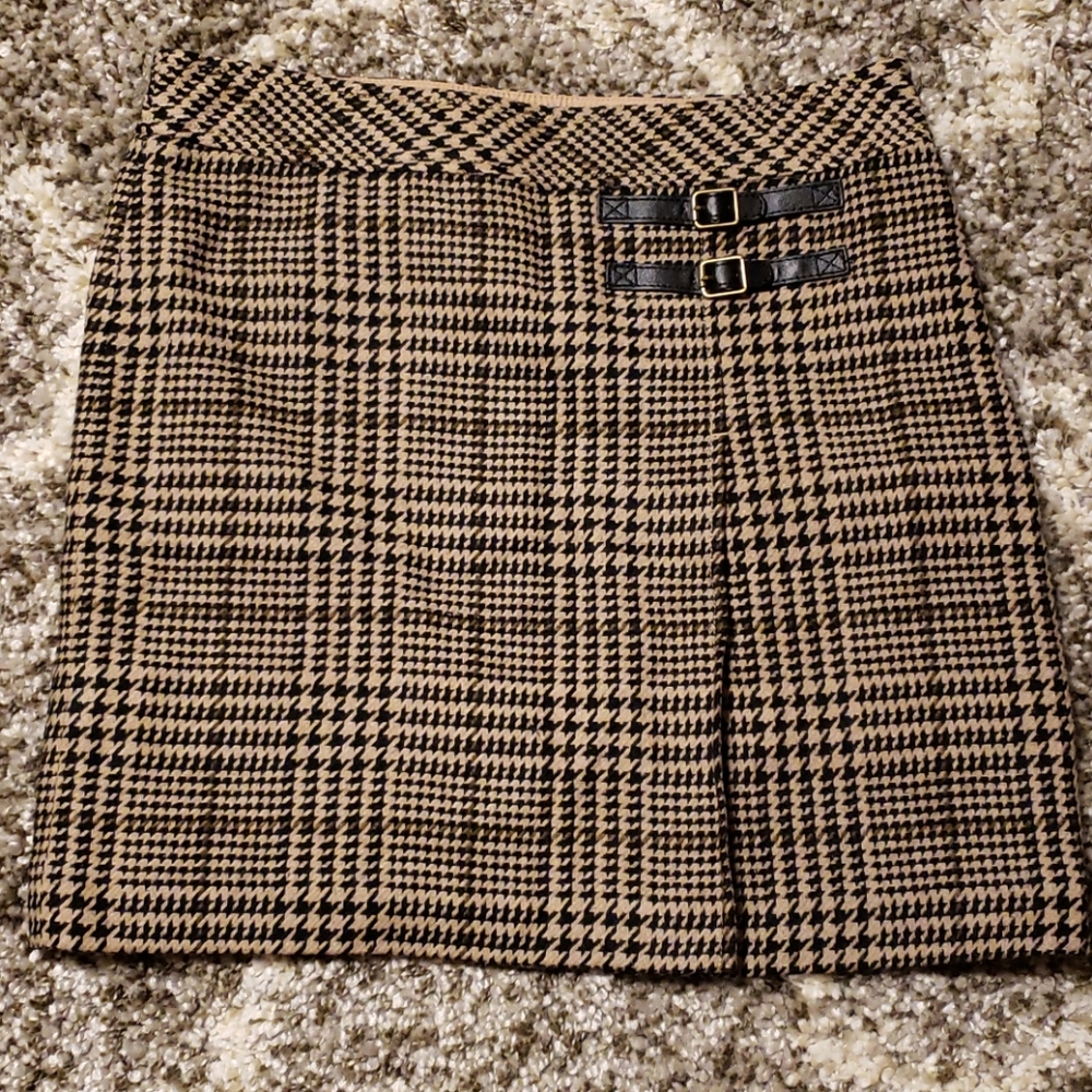 LOFT Houndstooth Skirt